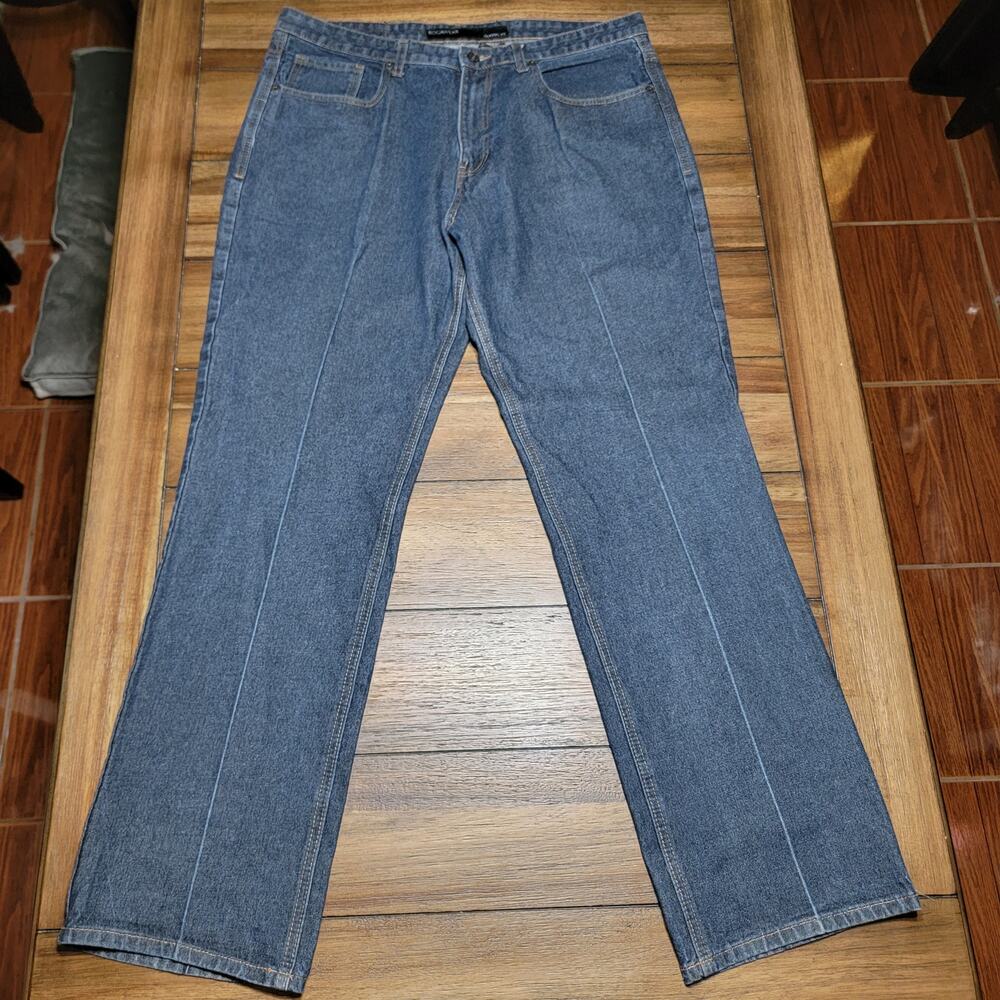 Rocawear Dark Wash Denim Classic Fit Jeans - Size W38